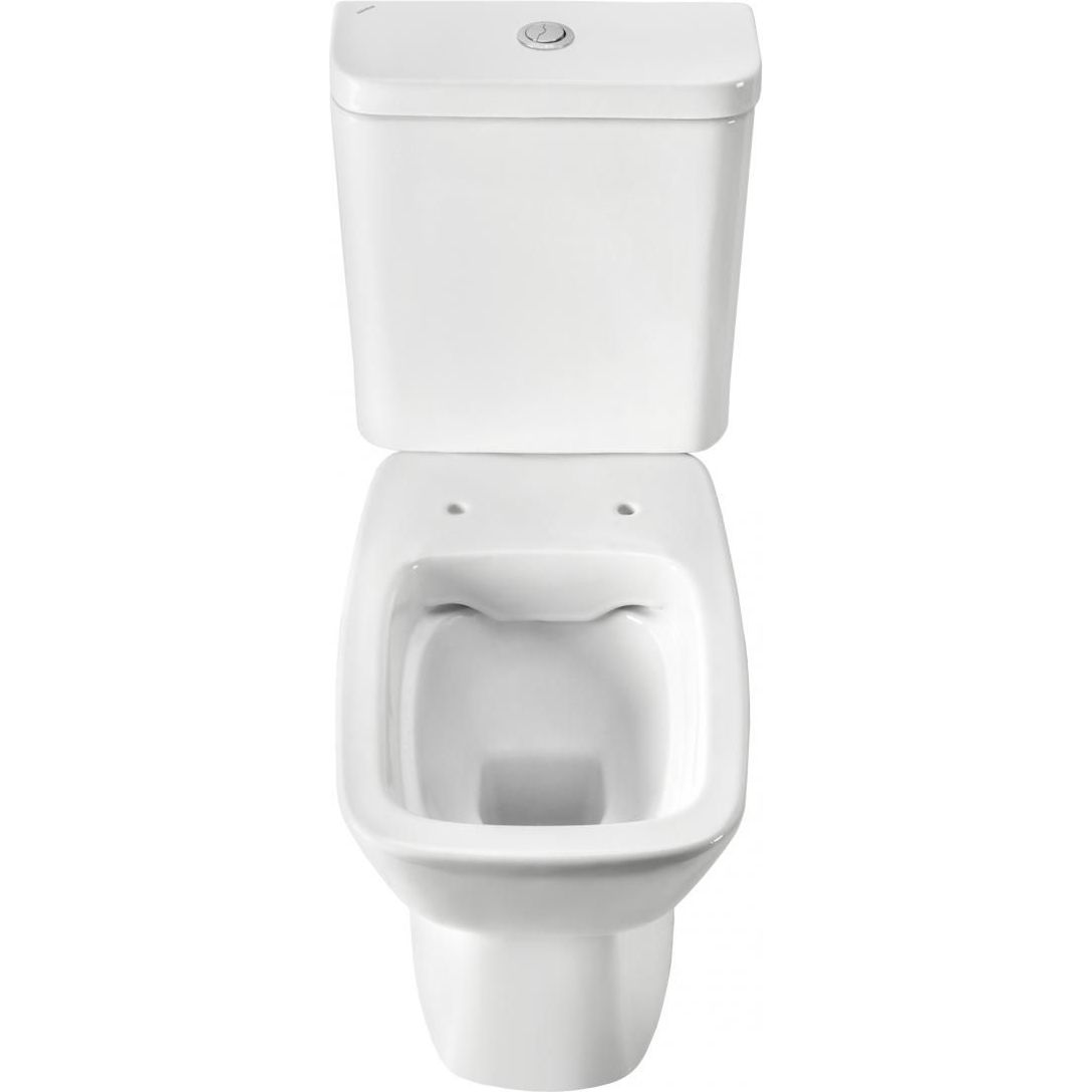 Напольный унитаз Santek Нео Rimless, 2 режима, тонкое сиденье дюропласт Soft Close, 1.WH30.2.418