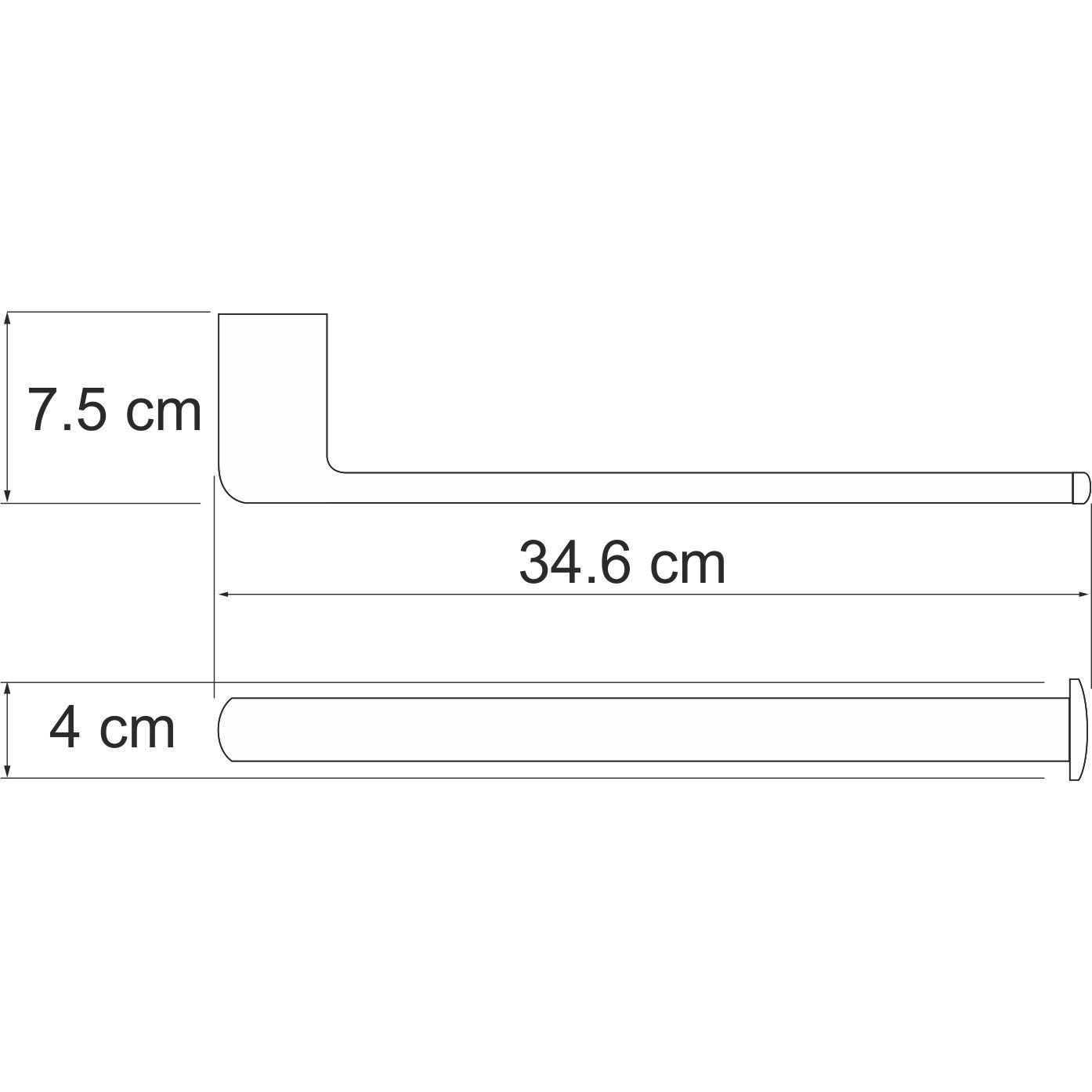 Держатель полотенец WasserKRAFT Berkel, K-6851