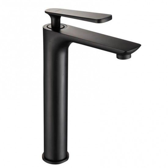 Смеситель для раковины высокий черный Frap F1052-57