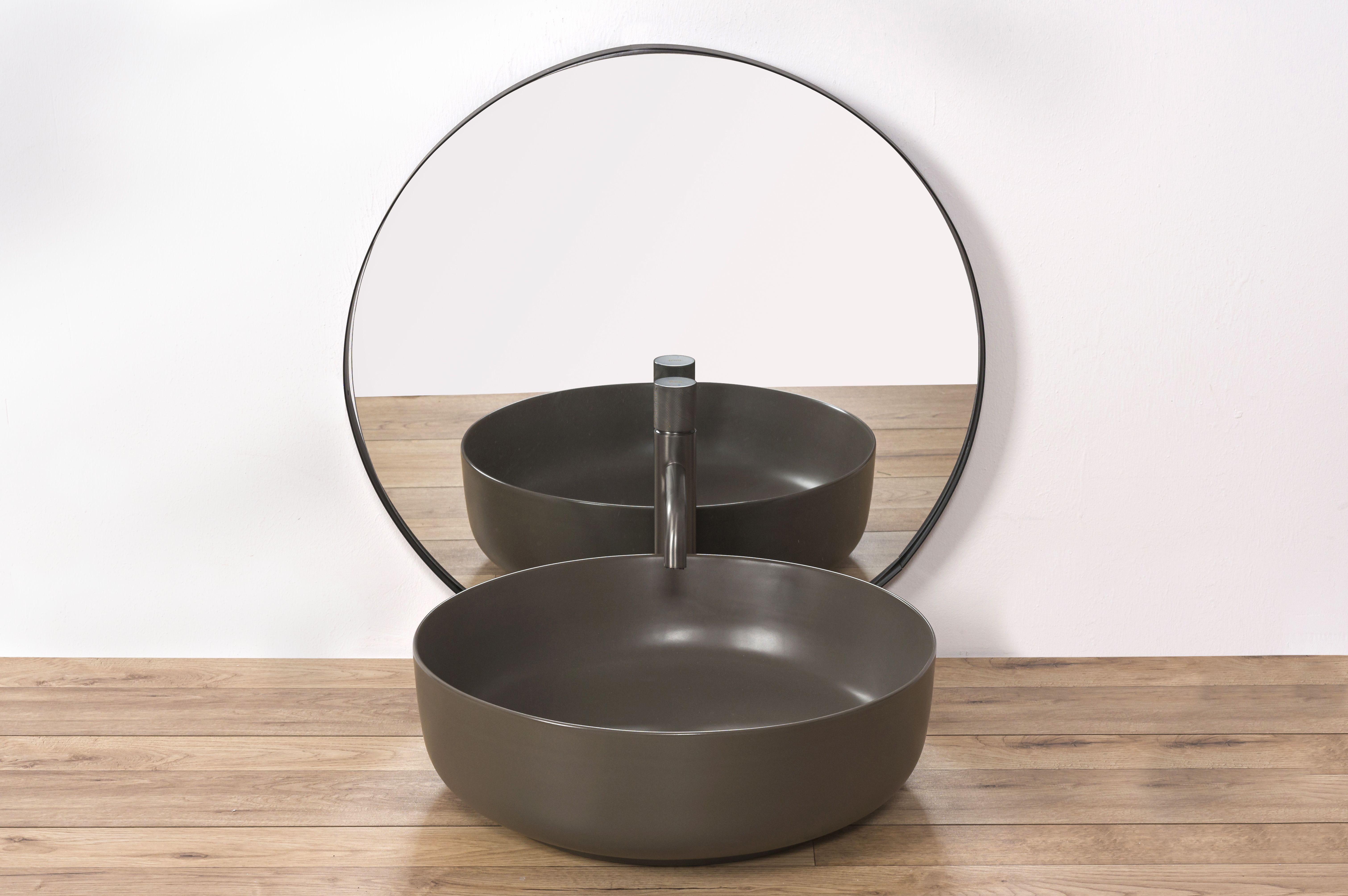 Умывальник Rea Elma Grey Matt 45x45, REA-U8495