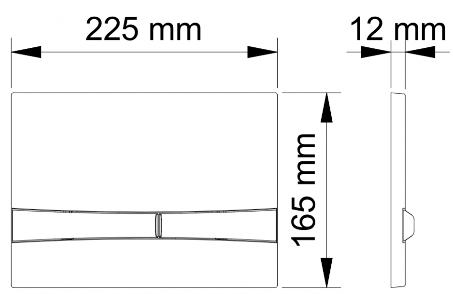 Кнопка для инсталляции Berges Novum F8, 040058