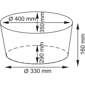 Плетеная корзина WasserKRAFT Rossel, WB-280-M