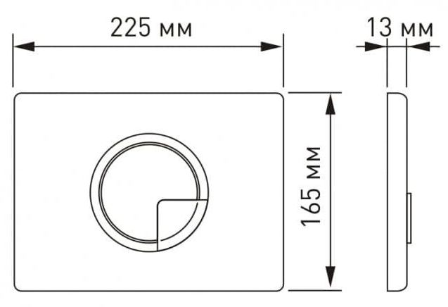 Комплект Berges Novum, кнопка R5 Soft Touch черная, унитаз Puma Rimless, сиденье Toma Slim, 043268