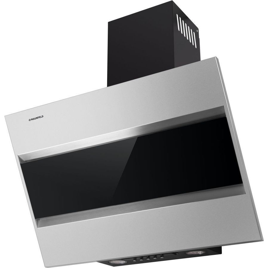 Кухонная вытяжка Maunfeld Bridge 60 нержавеющая сталь/черное стекло