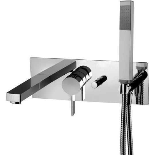 Смеситель для ванны Paffoni Rock хром, RO001CR