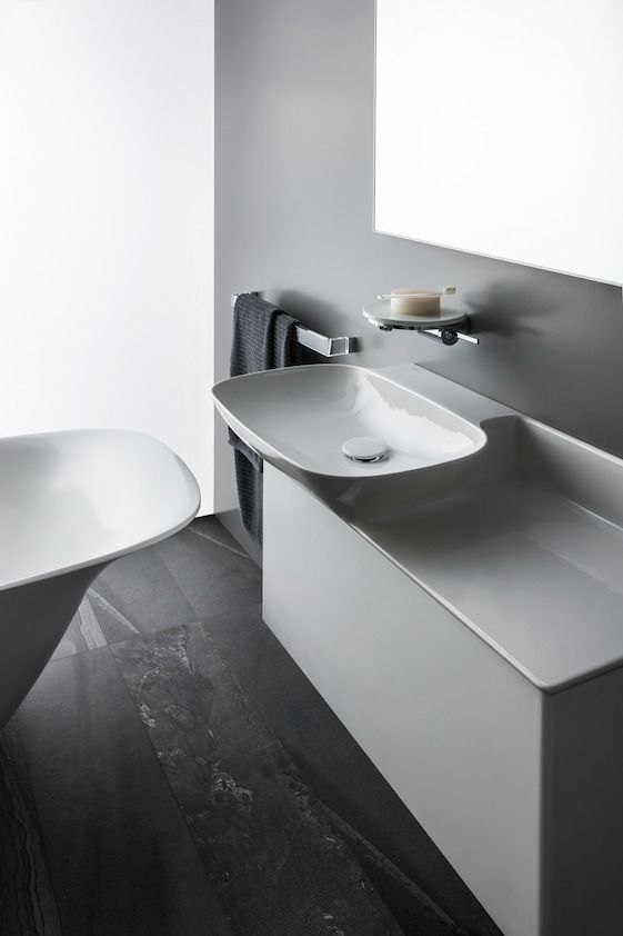 Раковина с полочкой справа Laufen Ino 90х36/45, 8.1330.2.000.104.1