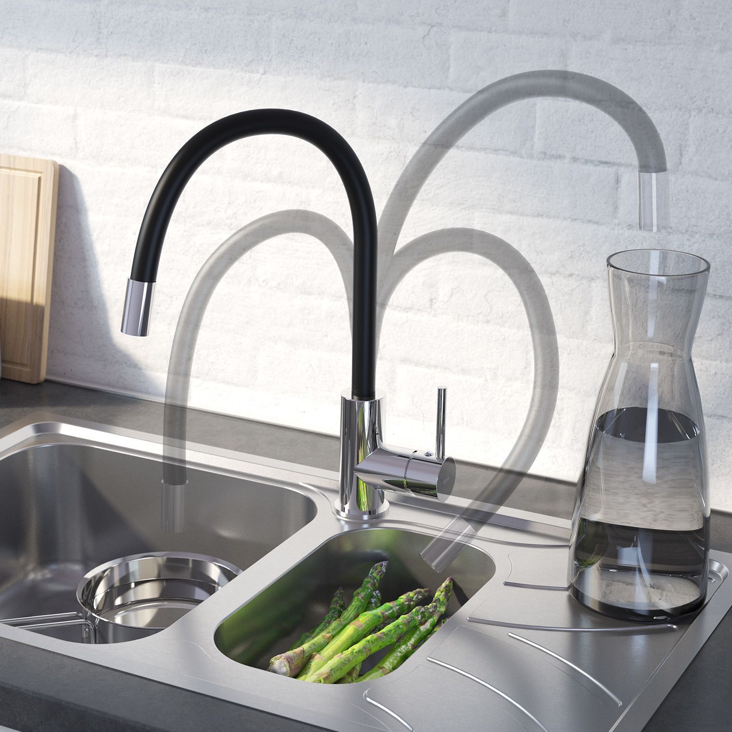 Смеситель для кухни, Iddis Kitchen 360, K36SBJBi05