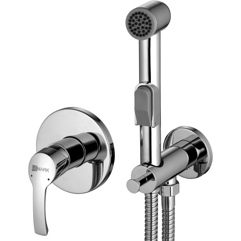 Смеситель с гигиеническим душем встраиваемый Lemark Plus Strike, LM1119C