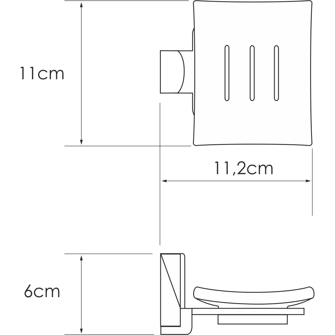 Мыльница WasserKRAFT Leine, K-5029