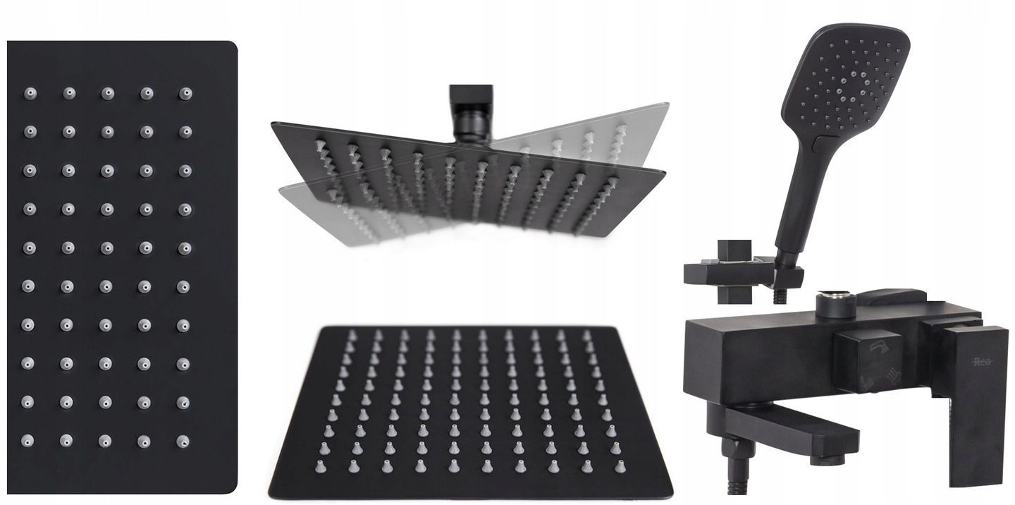 Душевая система Rea Fort Black, REA-P9861