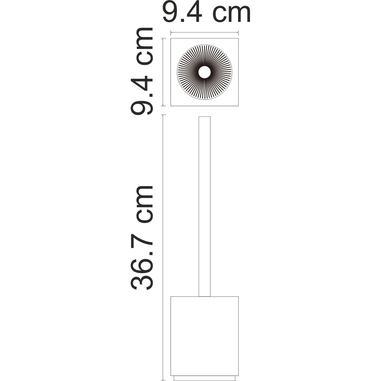 Ерш напольный WasserKRAFT Leine, K-3827