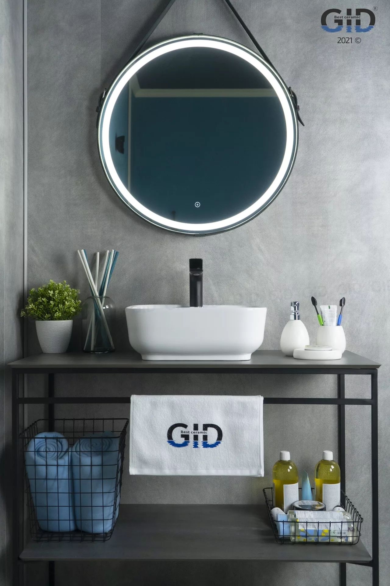 Умывальник Gid N9443 41x41, 51154