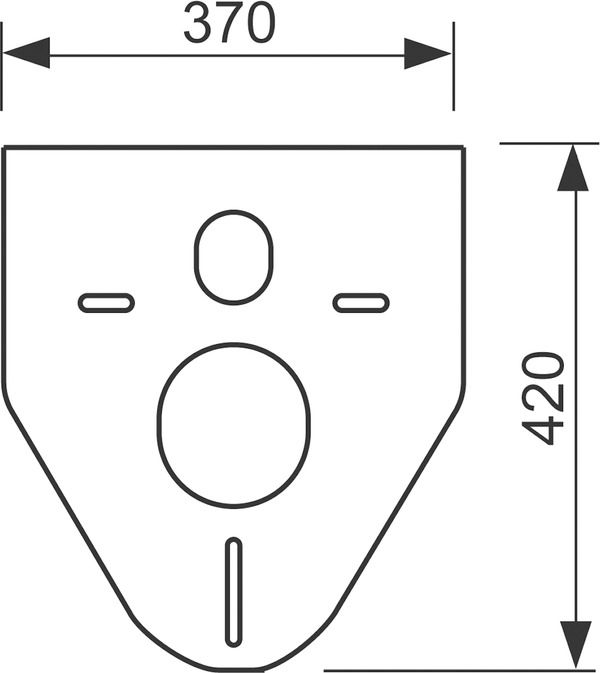 Звукоизоляционный комплект TECEprofil для унитазов и биде, 9200010