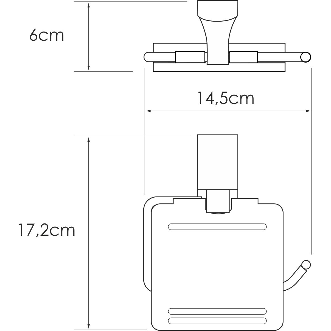 Держатель туалетной бумаги WasserKRAFT Leine, K-5025