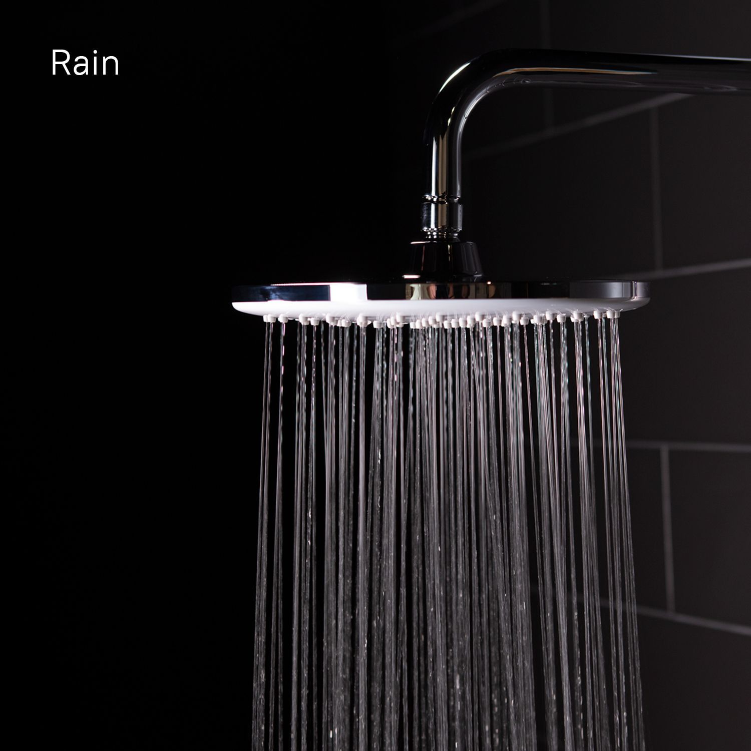 Душевой гарнитур с верхней лейкой, белый, Iddis Ray, RAYSW3Fi76