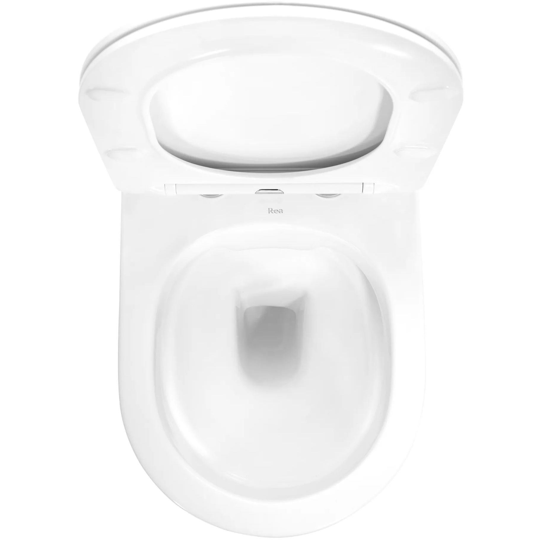 Унитаз подвесной Rea Carlo Mini Duroplast Flat Gold Edge, REA-C1222