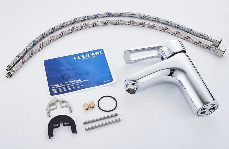 Смеситель для умывальника Ledeme L1025