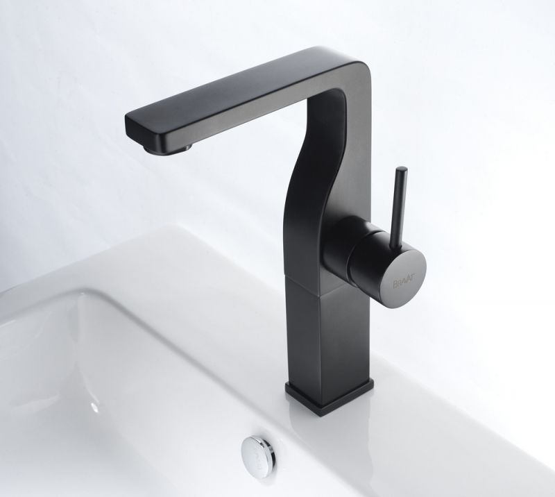 Смеситель для умывальника высокий Bravat Arc F16061K-A2