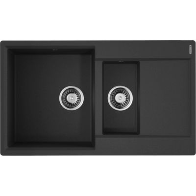 Кухонная мойка Omoikiri Daisen 86-2-BL (черный), 4993477