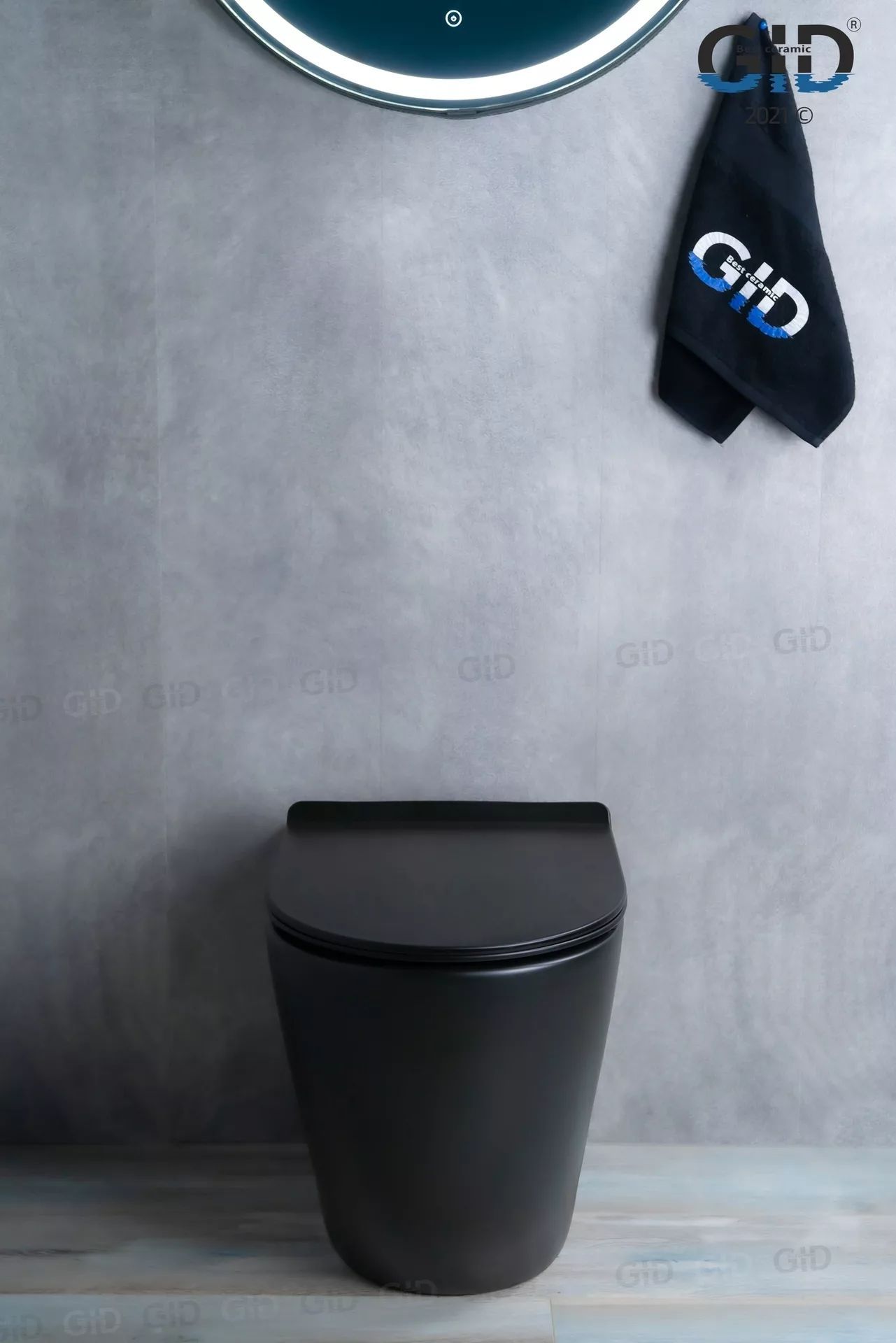 Унитаз приставной Gid TRS-269BM, 62214Y