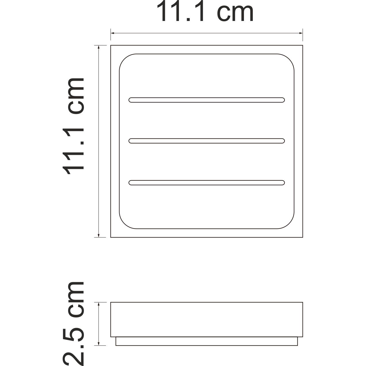 Мыльница WasserKRAFT Leine, K-3829