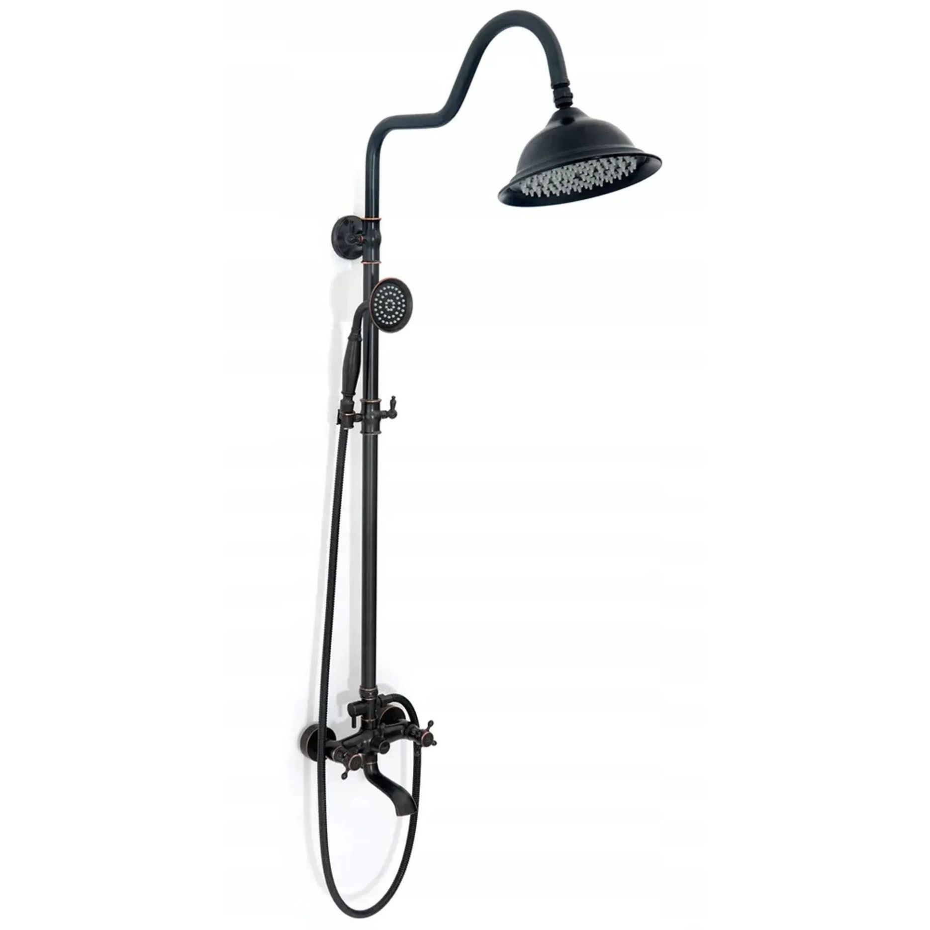 Душевая система Rea Retro Old Black, REA-P2366