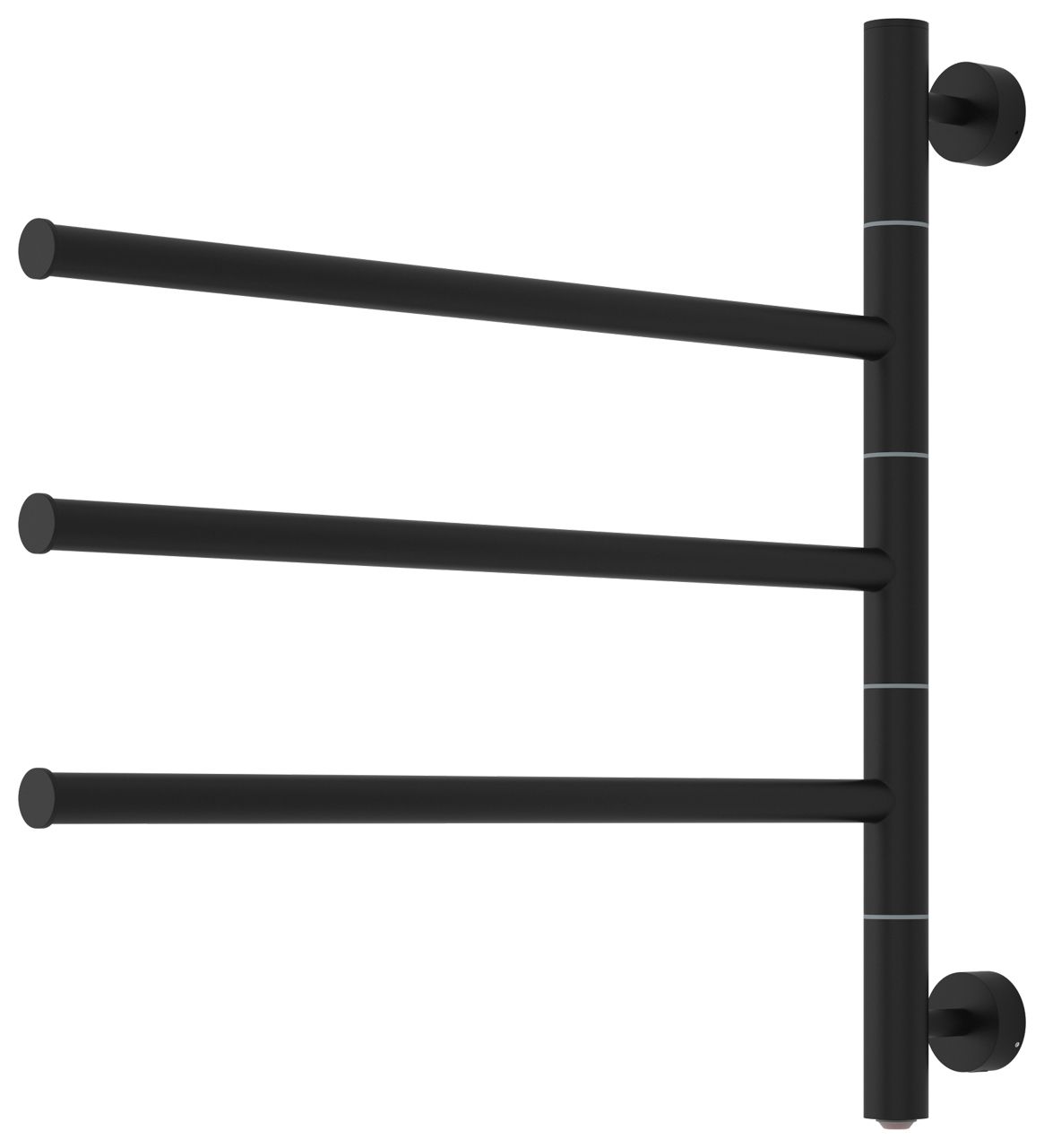 Электрический полотенцесушитель Сунержа Триада 540x585 матовый черный