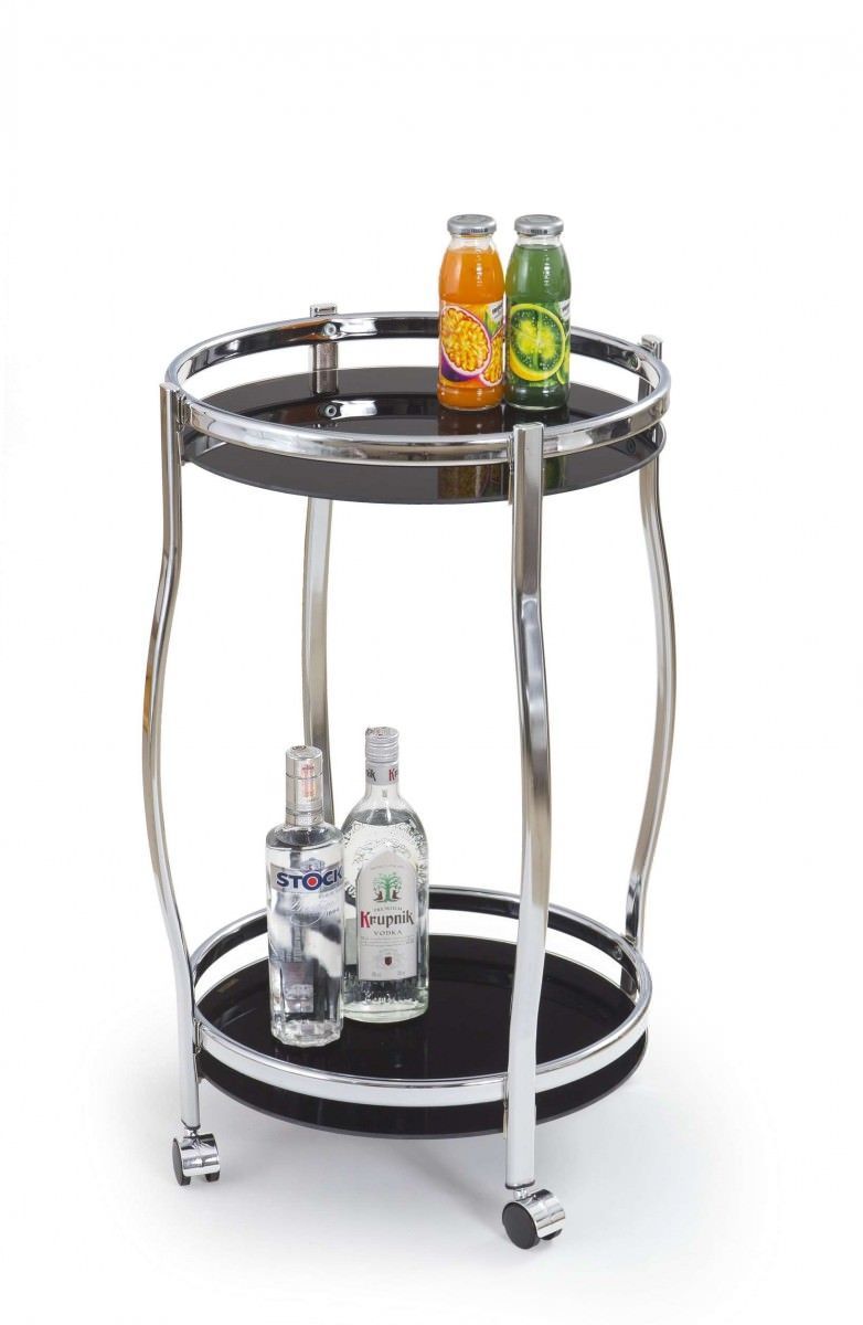 Стол сервировочный Halmar BAR-8 черный, V-CH-BAR_8-CZARNY