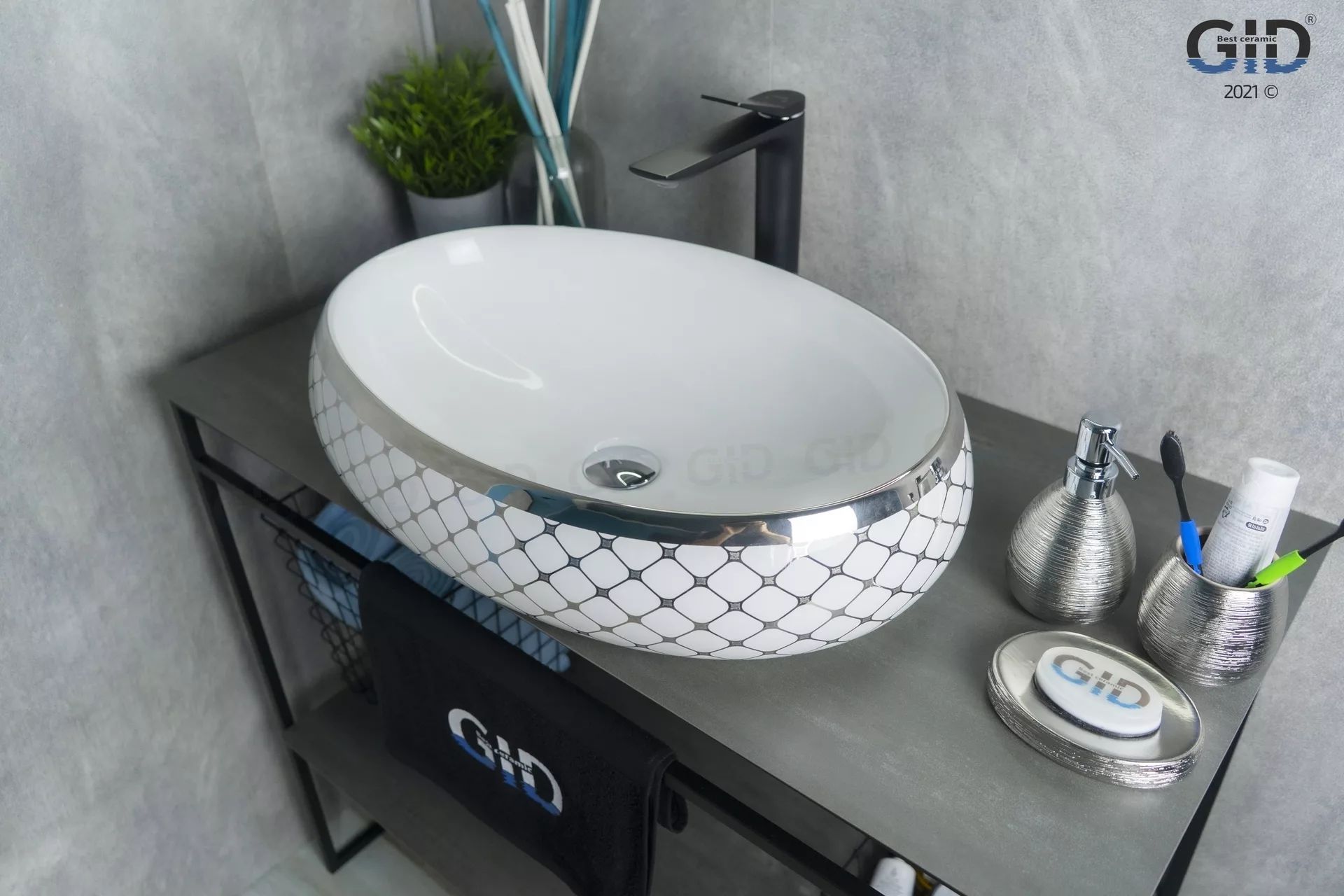 Умывальник Gid NC262 60x41, 52201