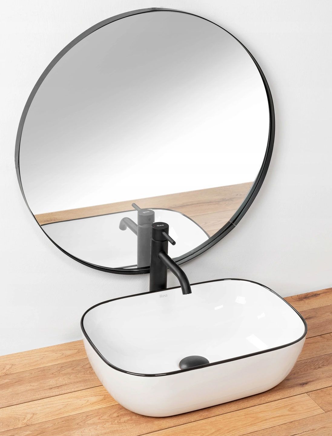 Умывальник Rea Marbel 46.5x33, REA-U8603