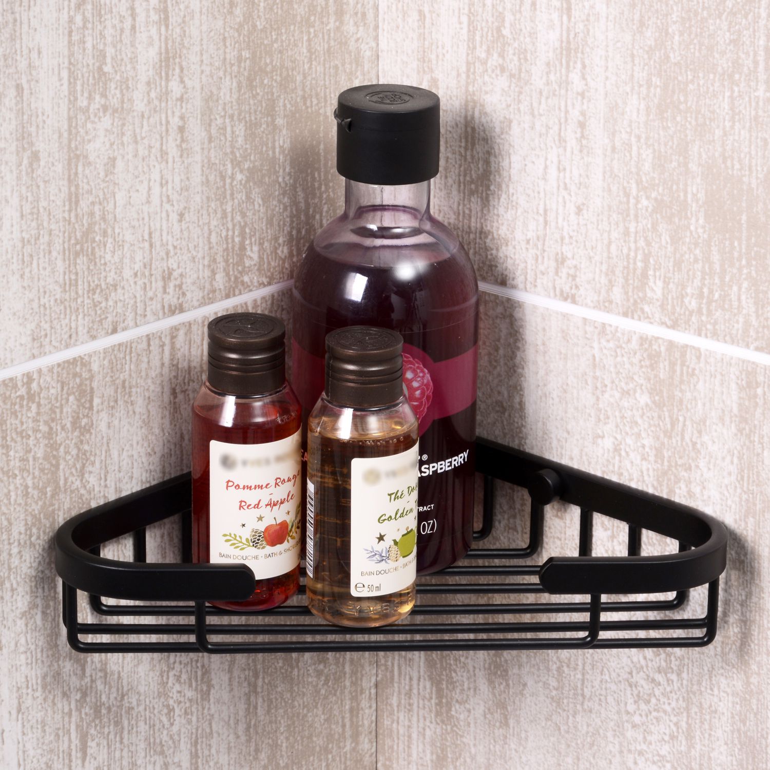 Полка металлическая угловая WasserKRAFT Elbe, K-733BLACK