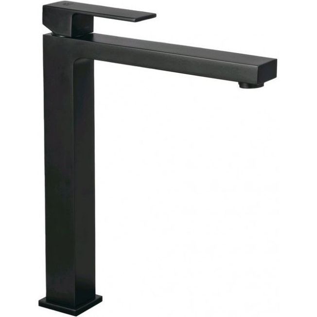 Смеситель для умывальника высокий Paffoni Elle черный матовый, EL081NO