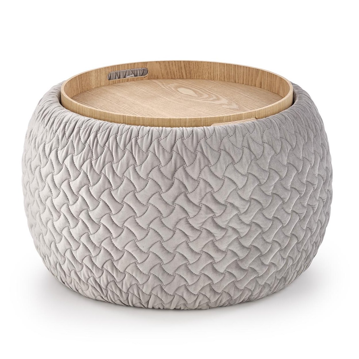 Пуф Halmar Bono светло-серый, V-CH-BONO-PUFA