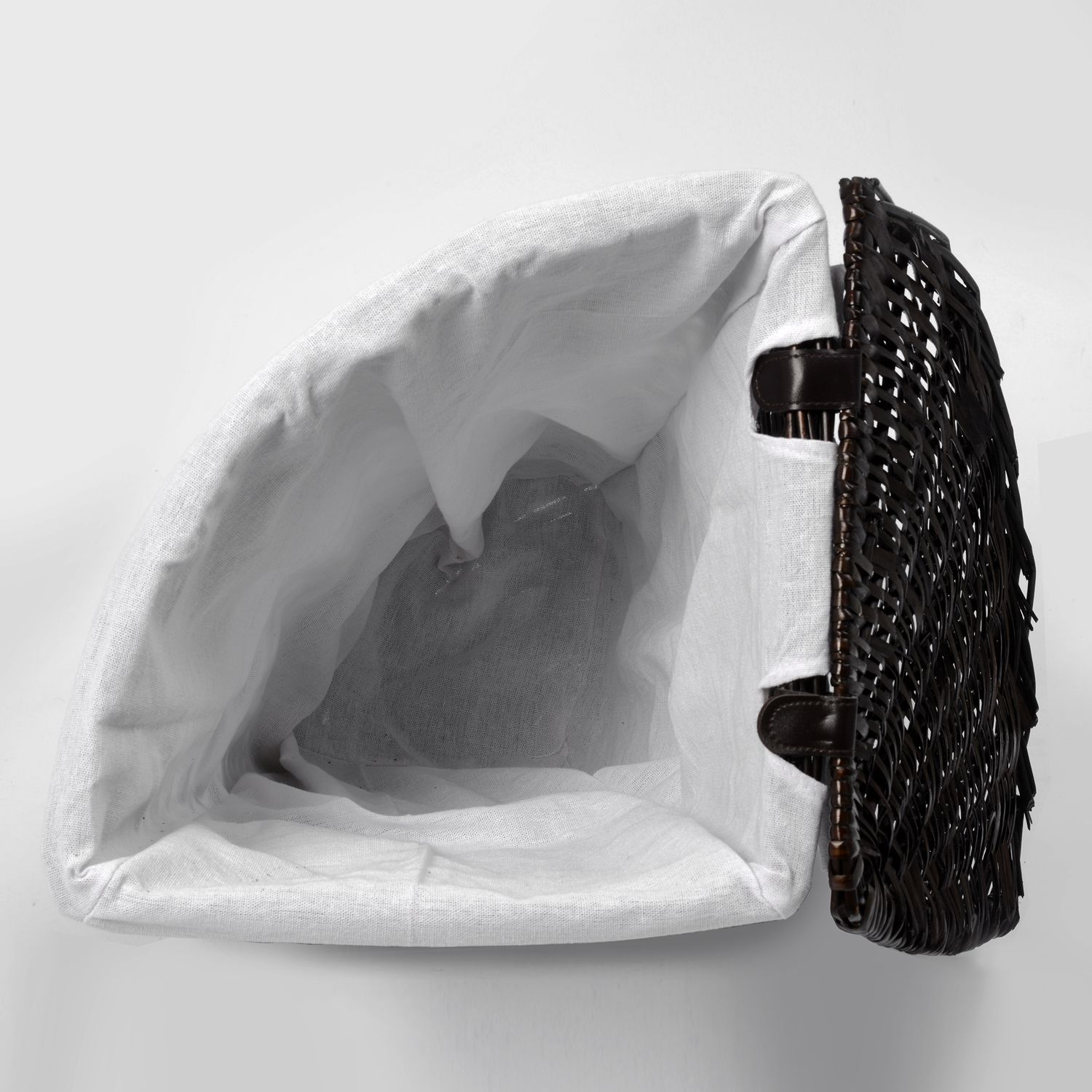 Плетеная корзина для белья с крышкой WasserKRAFT Salm, WB-270-M