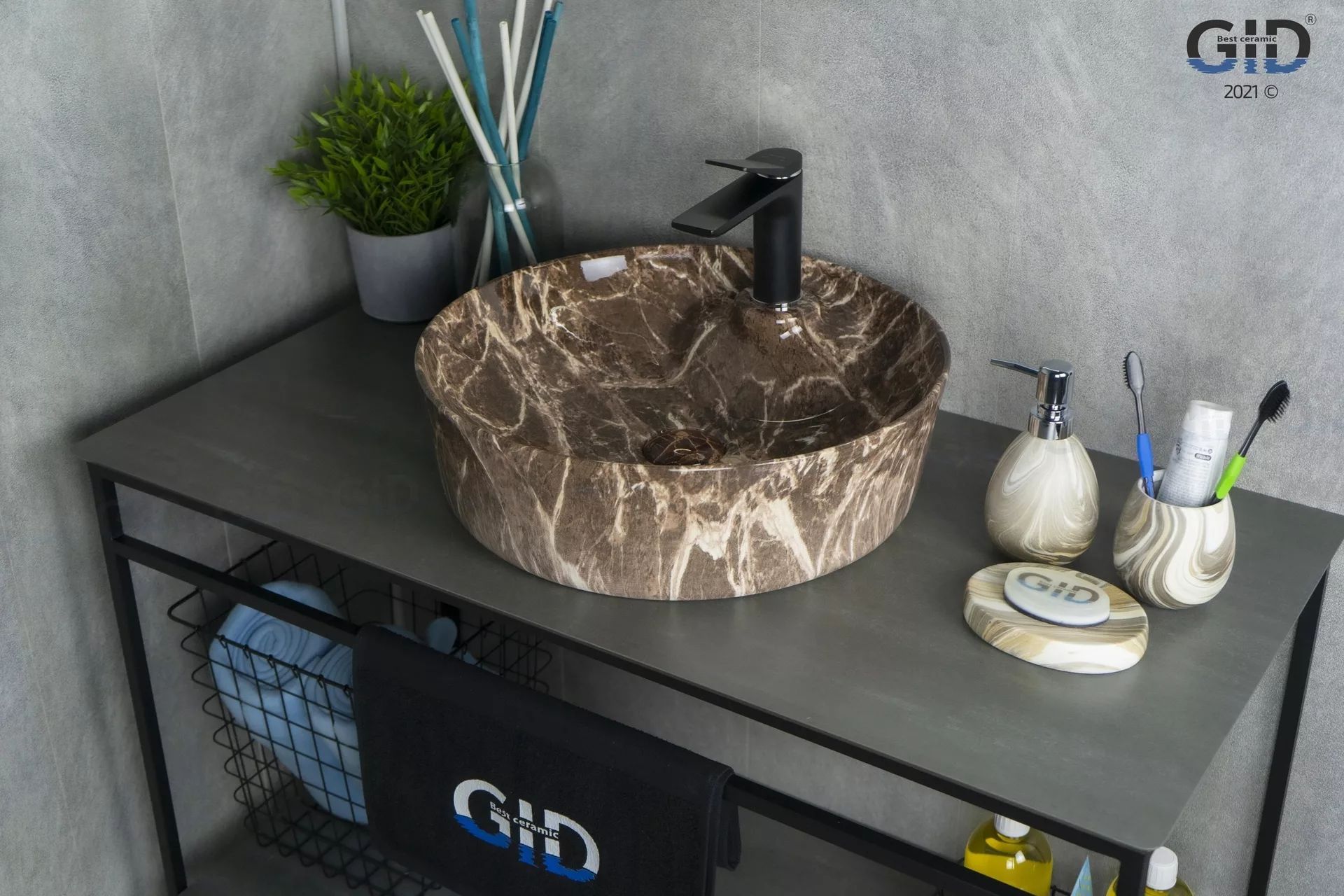 Умывальник Gid MNC536 44x44, 54445