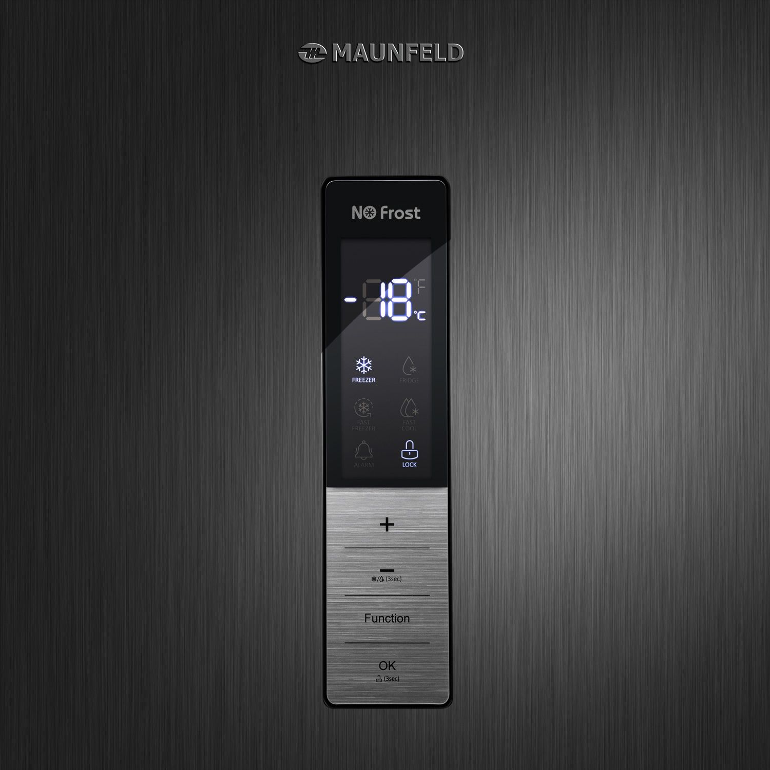 Морозильная камера с инвертором Maunfeld MFFR185SB