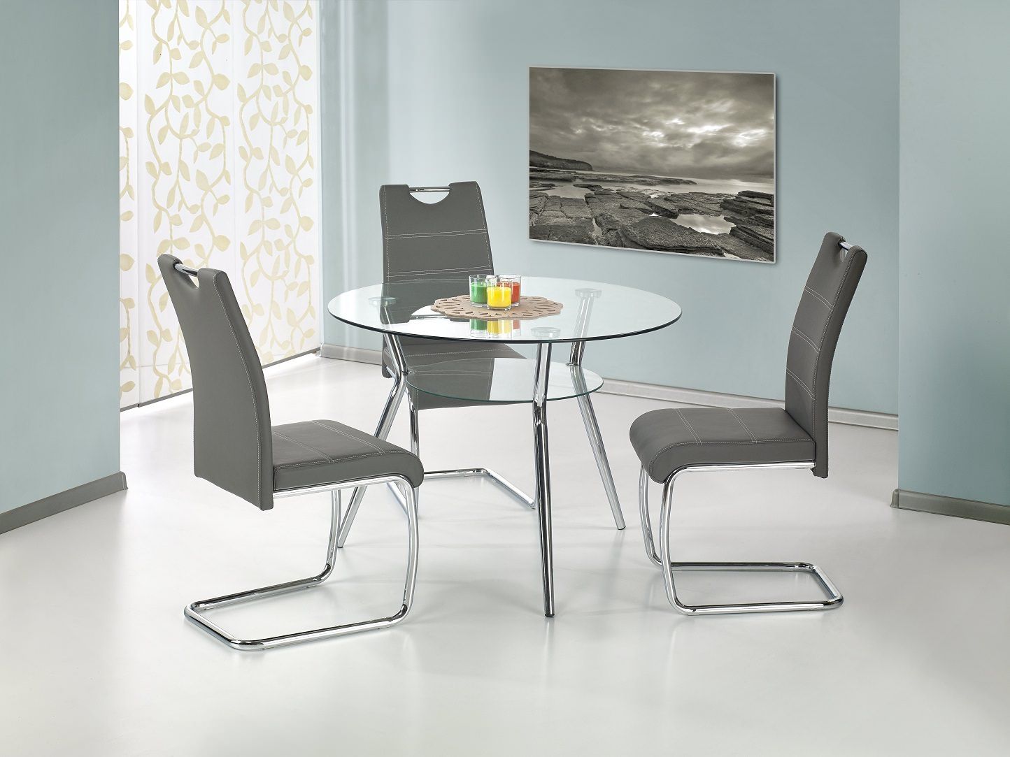 Стул кухонный Halmar K211 серый, V-CH-K/211-KR-POPIEL