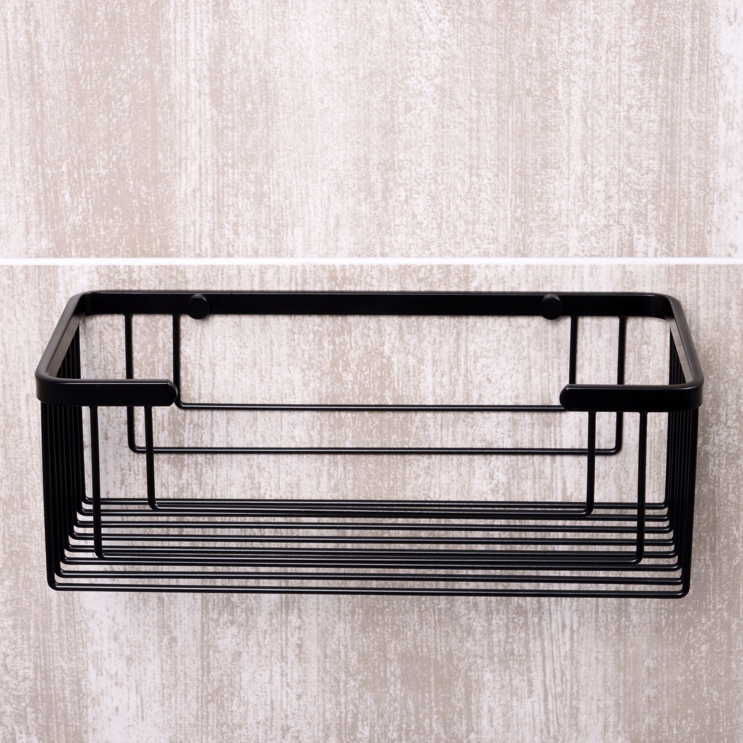 Полка металлическая прямая WasserKRAFT Elbe, K-711BLACK