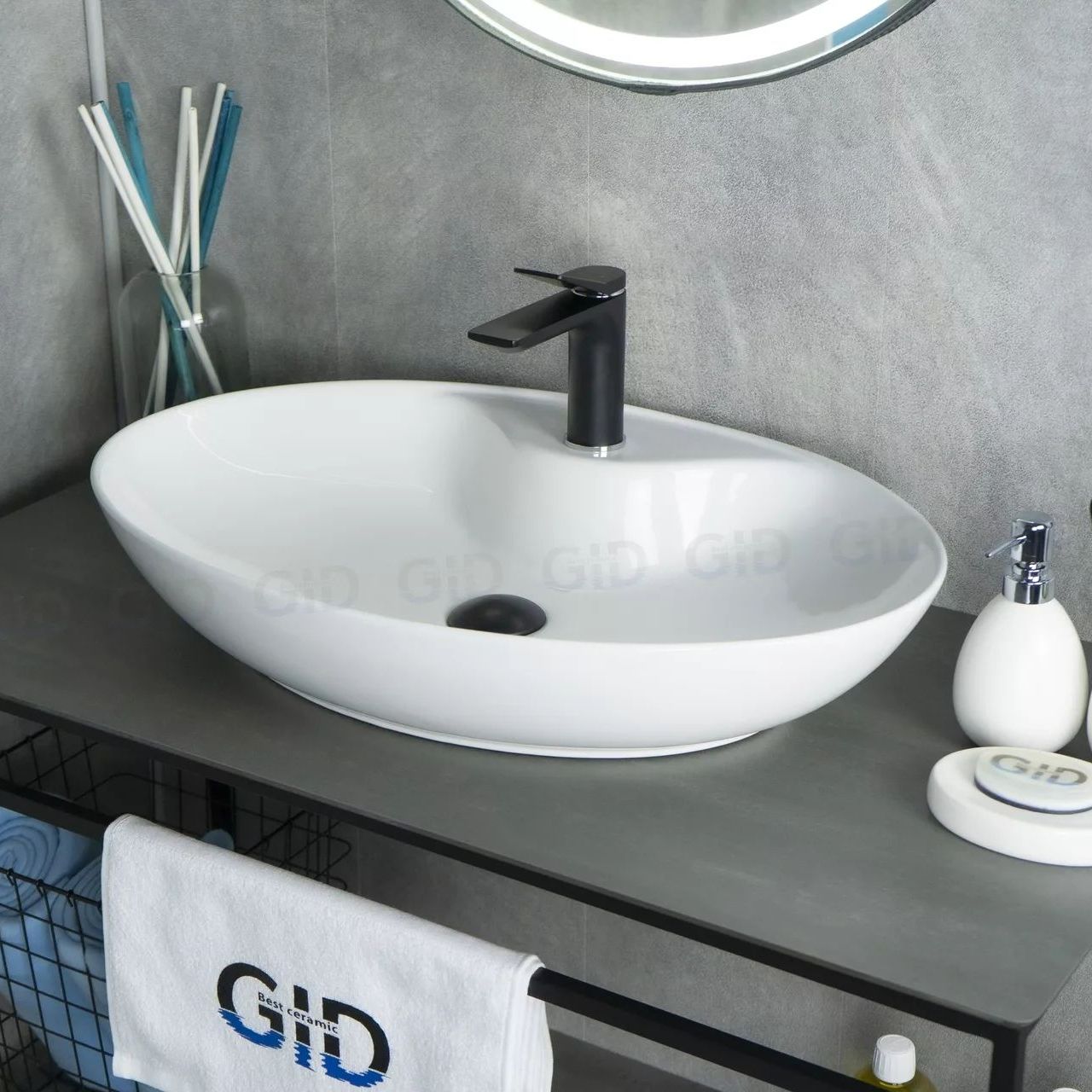 Умывальник Gid N9438 65x43, 51151