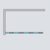Шторка для ванны Radaway Eos PNW