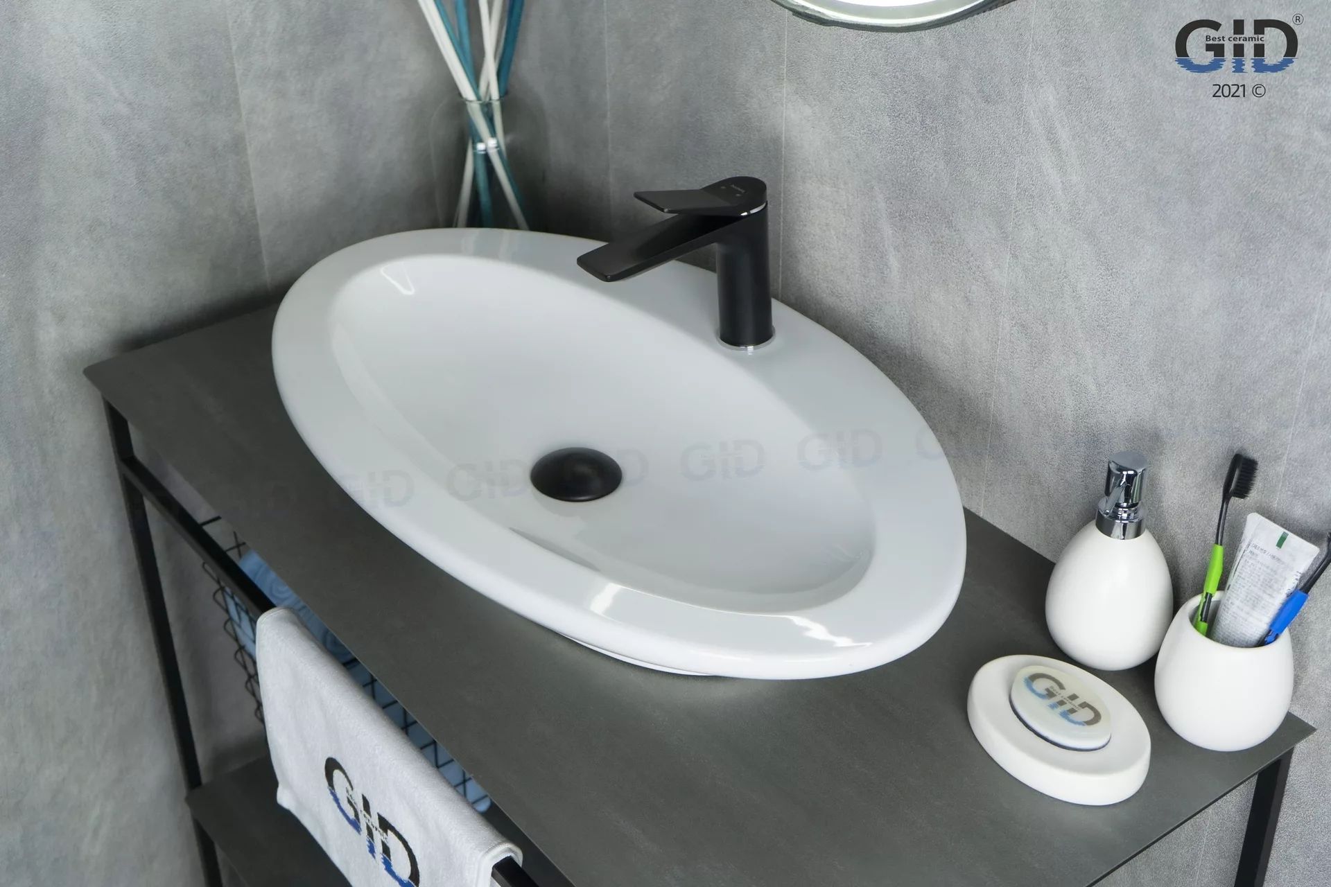 Умывальник Gid TR422 71x42, 51159