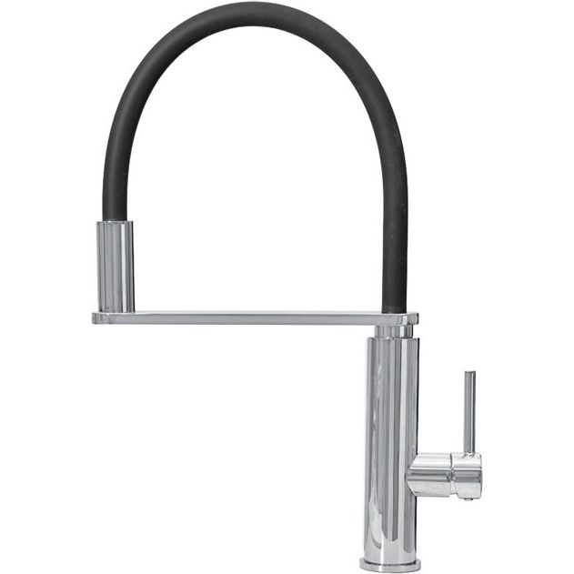 Смеситель для кухни с гибким изливом Ahti Kemi Black, KM833020