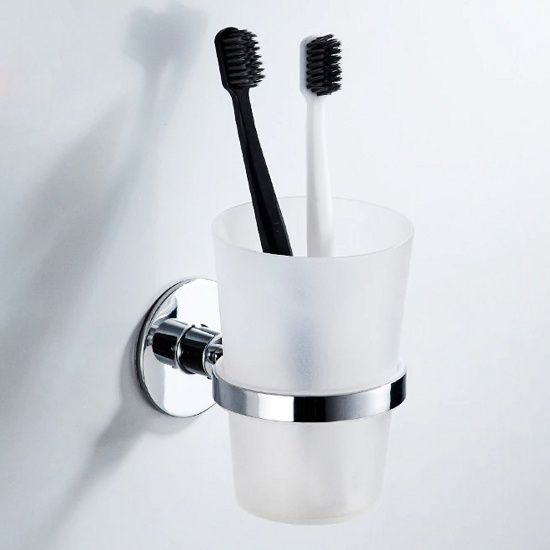 Стакан одинарный пластмассовый самоклеящийся Ledeme L5706