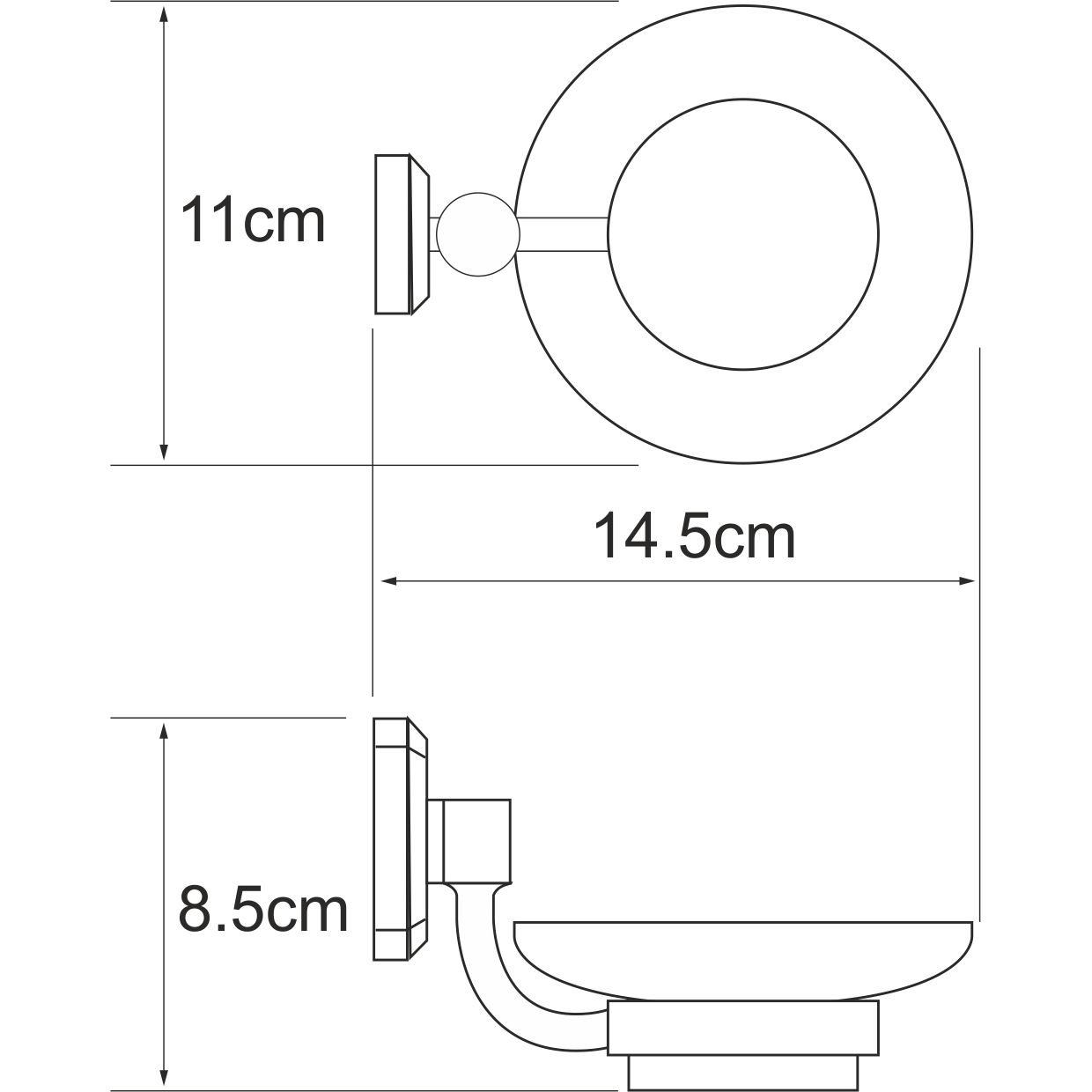 Мыльница WasserKRAFT Oder, K-3029