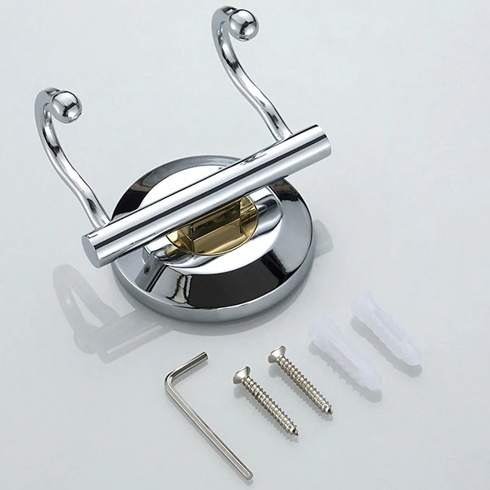 Крючок двойной хром/золото Ledeme L204-2