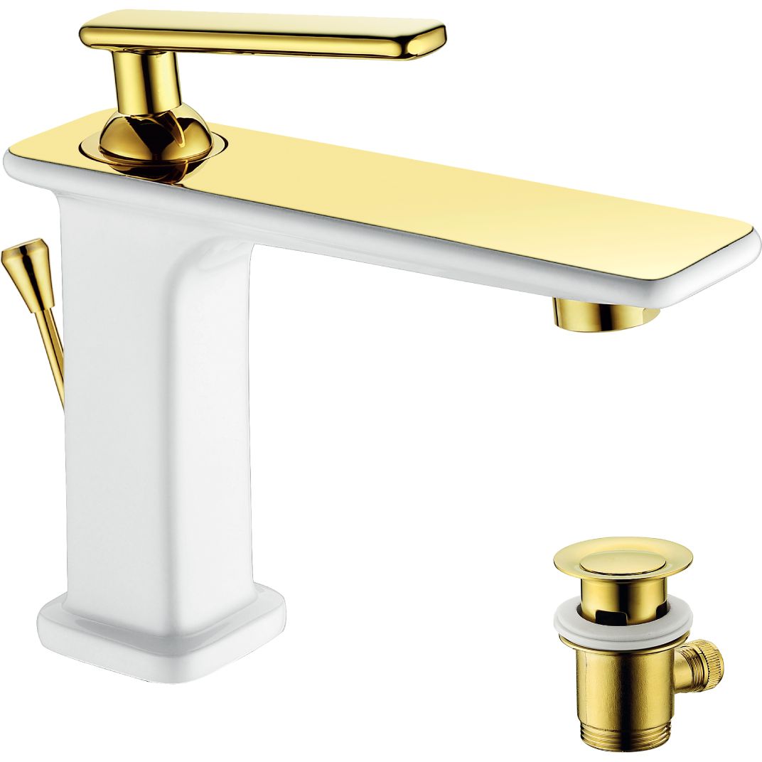 Смеситель для умывальника монолитный Lemark Mista, LM6406WG