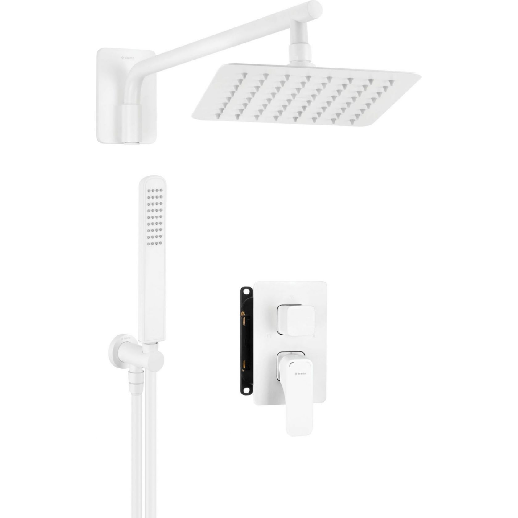 Душевая система скрытого монтажа Deante Hiacynt Bianco, BXYZAQHM