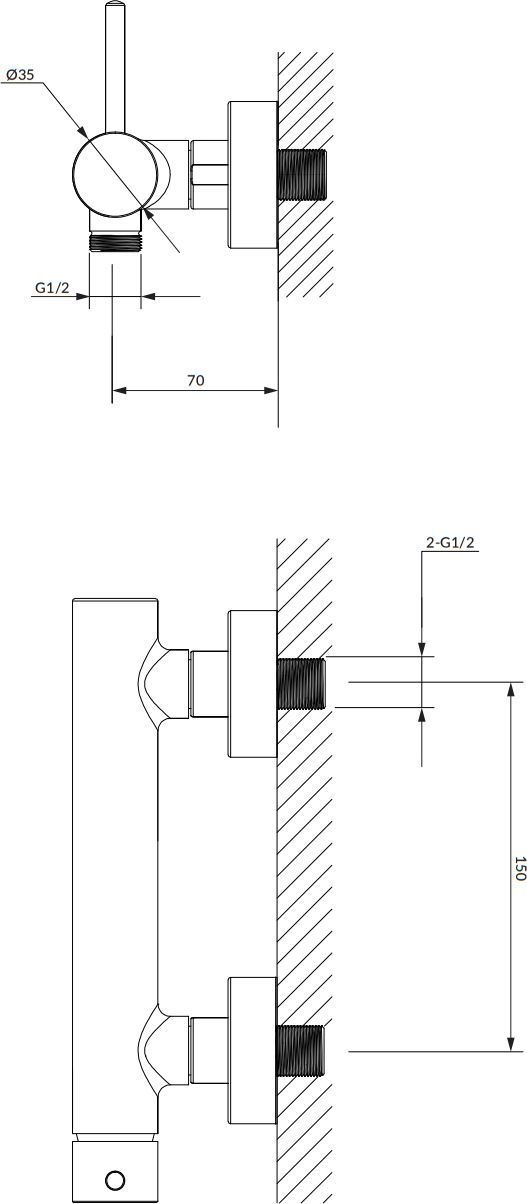 Смеситель для душа Omnires Y, Y1240GL