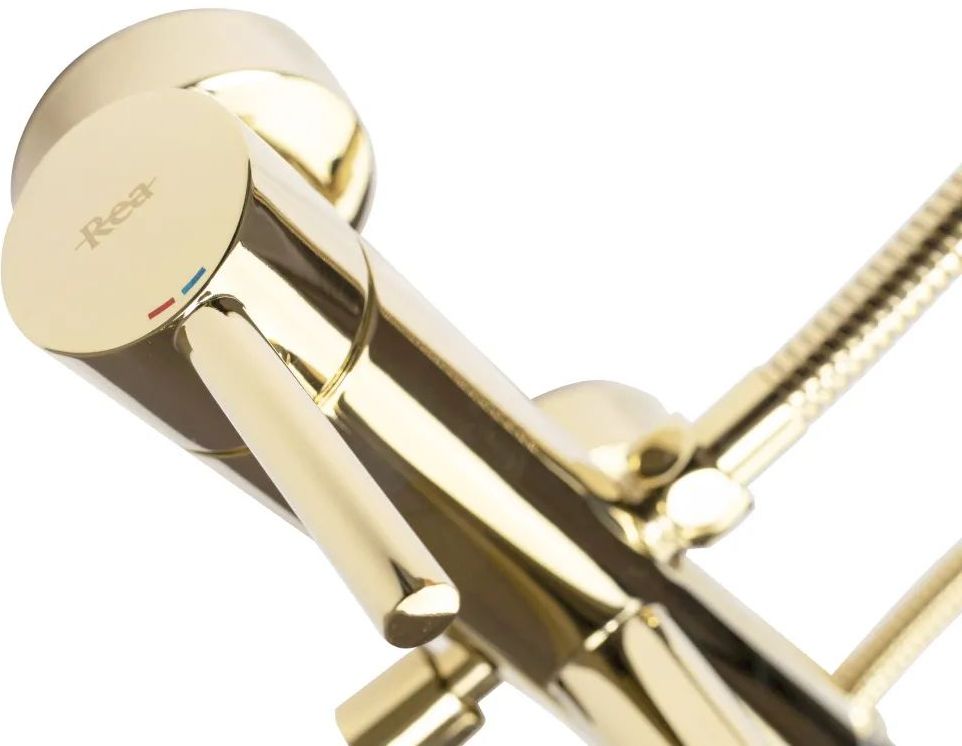 Смеситель для ванны Rea Lungo L.Gold, REA-B6635