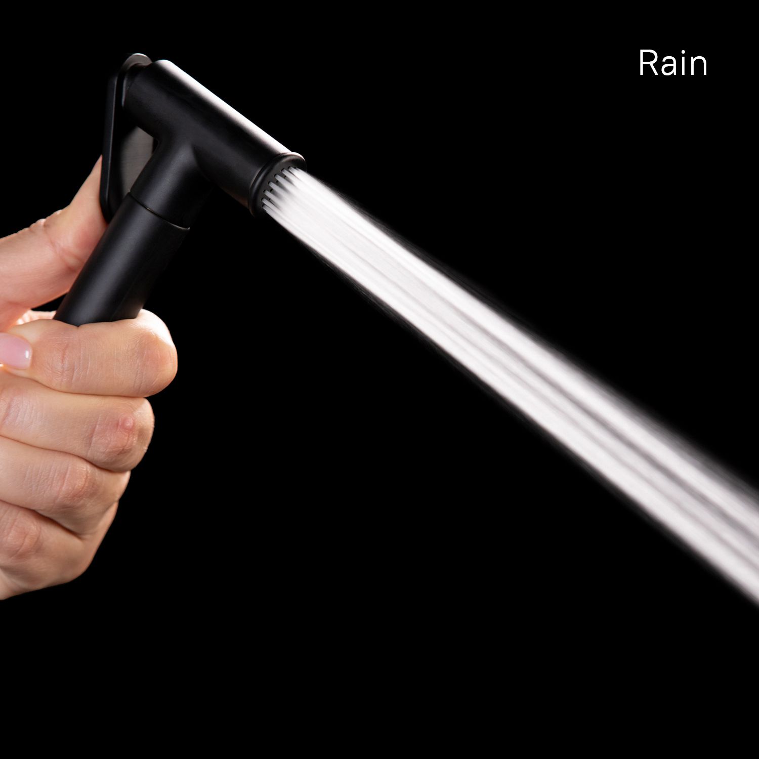 Гигиеническая лейка, черная, латунь, Iddis, 020BBLGi20